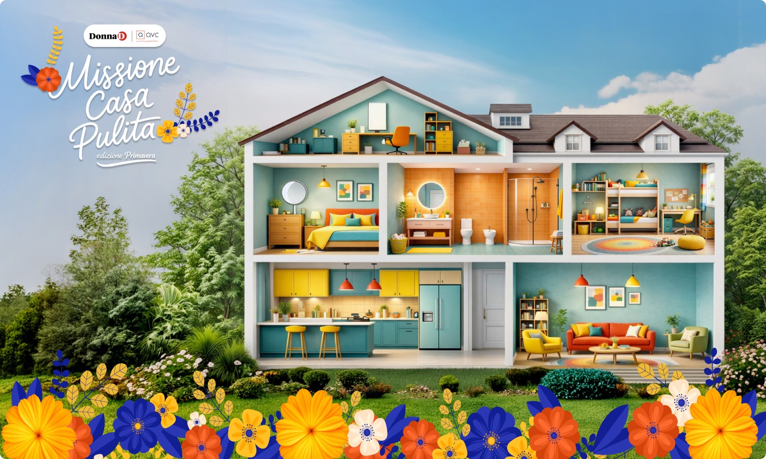 Missione casa pulita: il nuovo concorso di primavera con tanti premi in palio